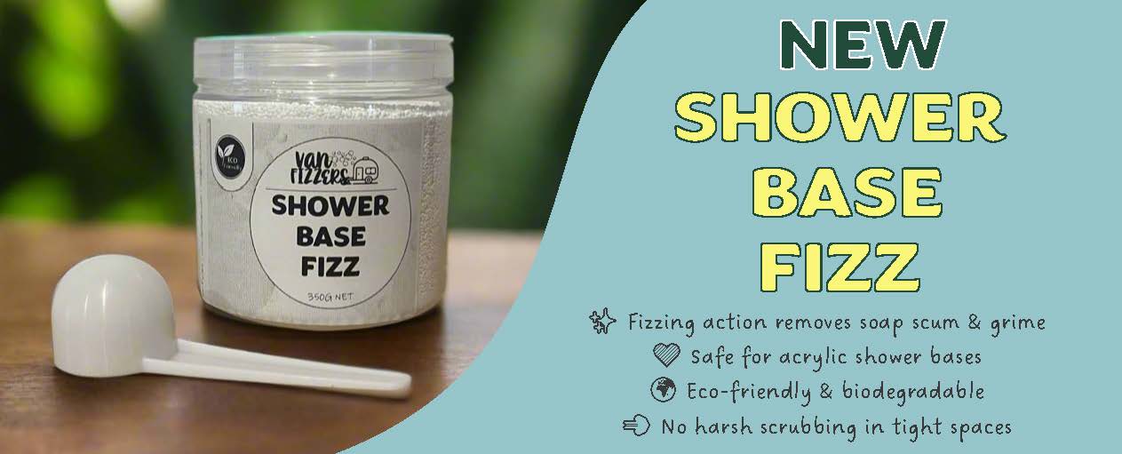 caravan shower base cleaner