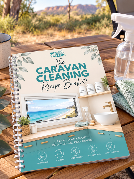 The Caravan Cleaning Recipe Book by Van Fizzers