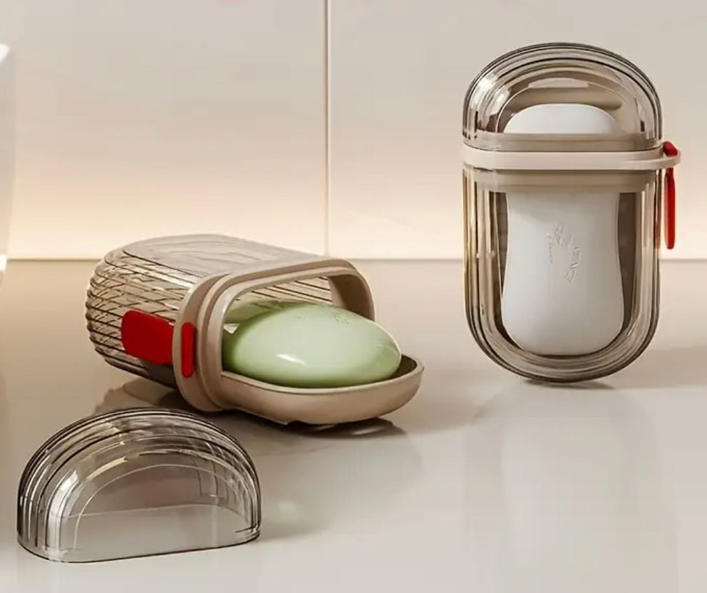 Soap Container with Dish w/clip