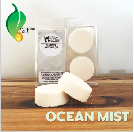 oCEAN mIST 2 PACK CARAVAN SHOWER FIZZER