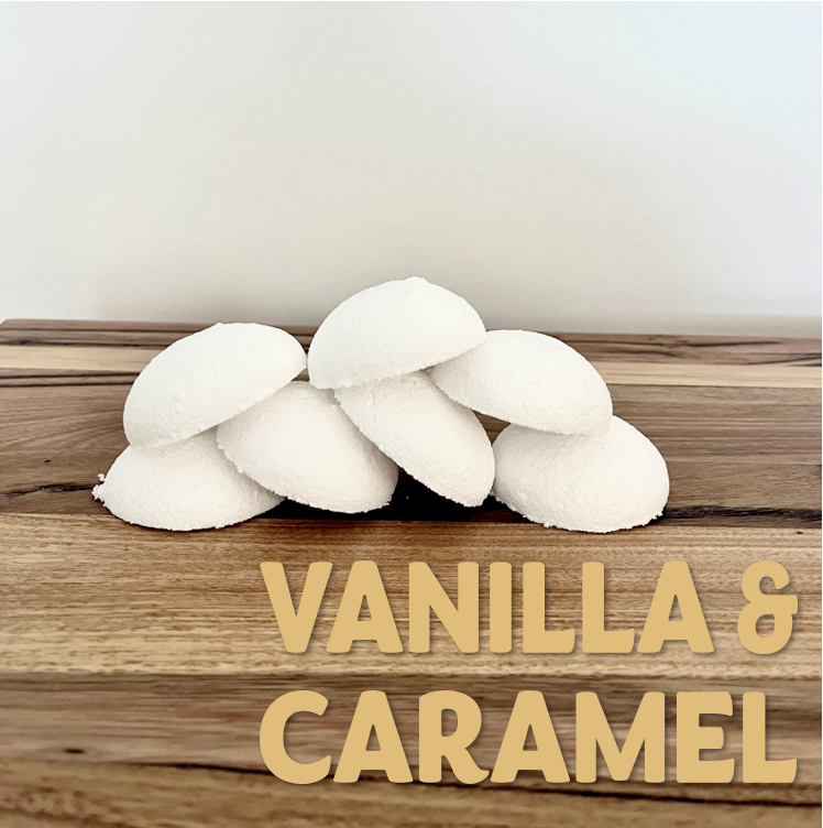 Vanilla and caramel shower fizzer for caravan or RV